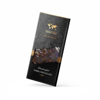 Chocolate Negro Crocante com Bagas e Avelãs (100g) - Aurile Selection