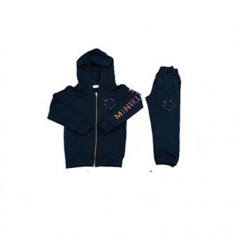 Casaco com Capuz + Calças de Fato de Treino AZUL ESCURO 9-10 anos MINIKLOVA