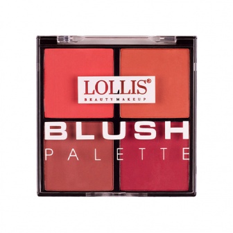 Paleta de Blush 4 Cores 01 (28g) - LOLLIS