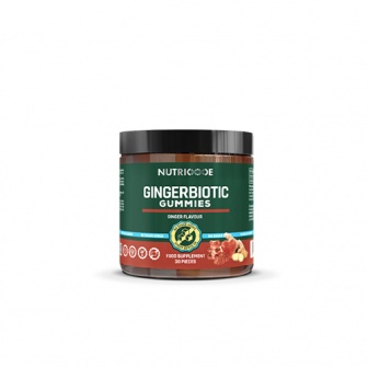 Gingerbiotic Gummies 120 g NUTRICODE NO ADDED SUGAR