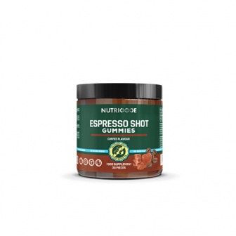 Espresso Shot Gummies 120 g NUTRICODE NO ADDED SUGAR