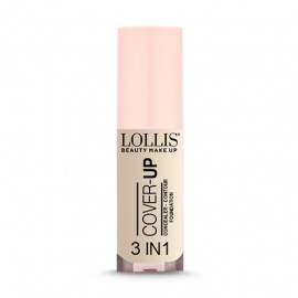 Cover Up 3 em 1 – Corretor, Contorno e Base 01 5 ml LOLLIS