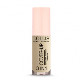 Cover Up 3 em 1 – Corretor, Contorno e Base 04 5 ml LOLLIS