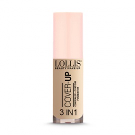 Cover Up 3 em 1 – Corretor, Contorno e Base 05 5 ml LOLLIS