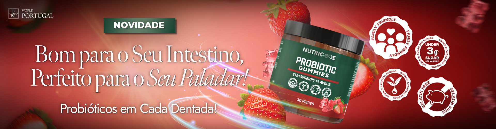 NOVIDADE - Probiotic Gummies